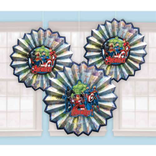 Avengers Hanging Fan Decorations